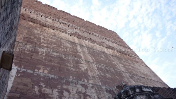 Stock Photo of Internal Wall of Mehrangarh Fort Jodpur